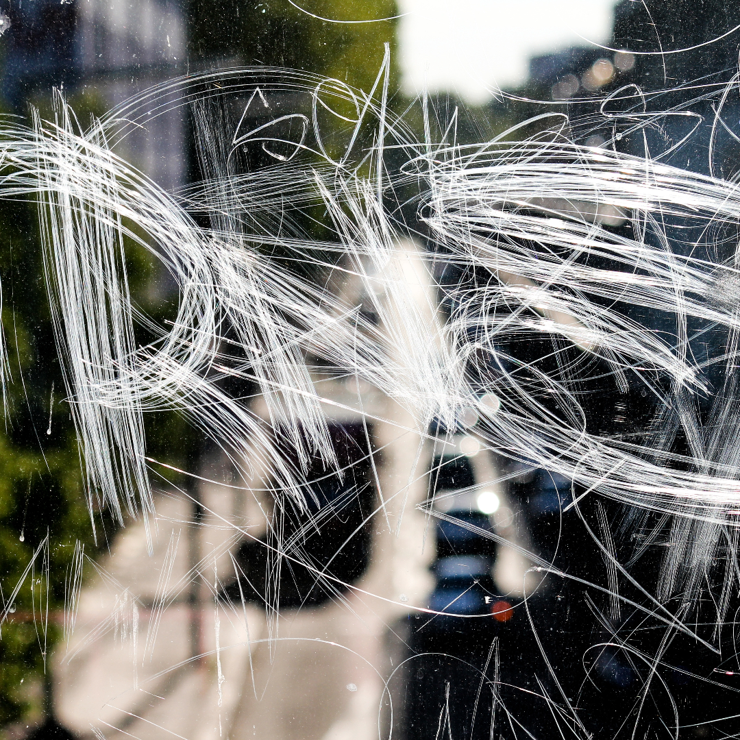 Anti Graffiti window film to protect business and windows